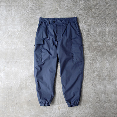 Side Flap-Pocket Cuffed Military Pants