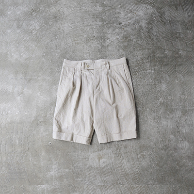 2 In-pleat Wide Shorts