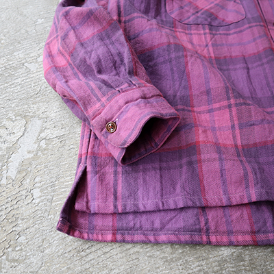 Round Flap Pocket Baggy Shirt