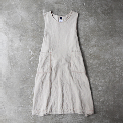 Color Stitched Foldable Apron Dress (Women's)