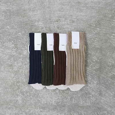 Unpaired Cotton Rib Sock