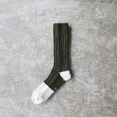 Unpaired Cotton Rib Sock