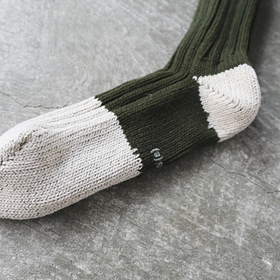 Unpaired Cotton Rib Sock