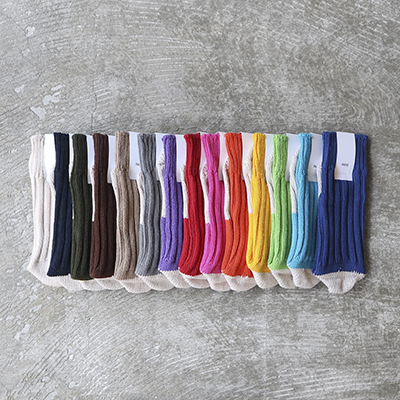 Unpaired Cotton Rib Sock