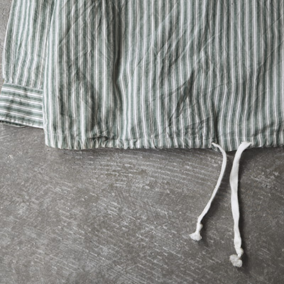 Alternate Stripe Cotton*Linen Cloth