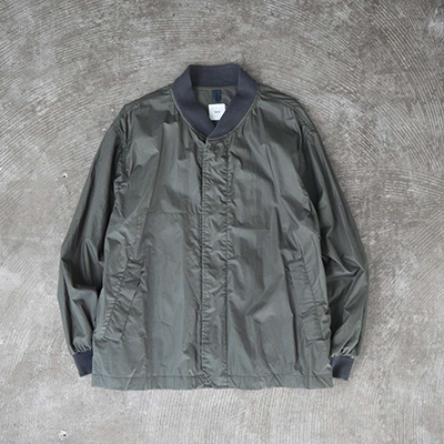 Fly Front Rib Collar Jacket