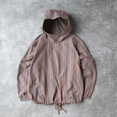 Hem String Pullover Parka