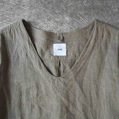 Side Pocket V-neck Pullover Half Sleeve Shirt Dress