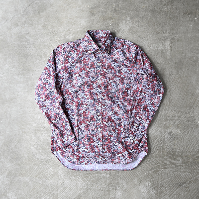 Flower Print Cotton Cloth B.D.Shirt