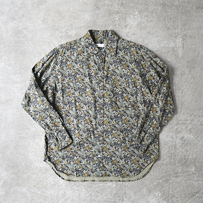 Flower Print Cotton Cloth Baggy Fit Shirt