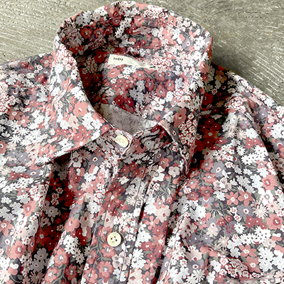 Flower Print Cotton Cloth Baggy Fit Shirt