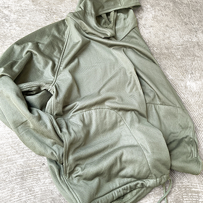 Hem String Pullover Parka