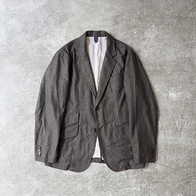 3 Slant Flap Pocket 2 Button Jacket 