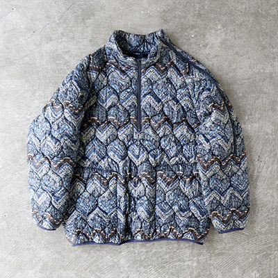 Quilted Zip-up Shoulder Pullover Jacket