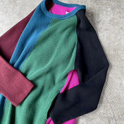 Color Panel Raglan Sleeve Crew Neck Dress