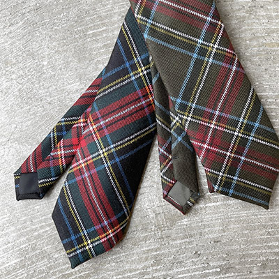 Tartan Plaid Wool Twill Cloth