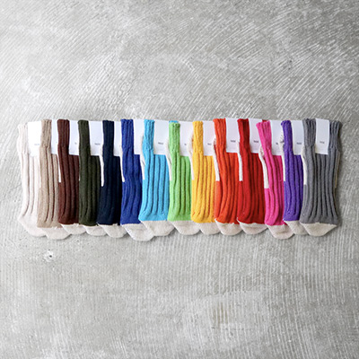 Unpaired Cotton Rib Sock