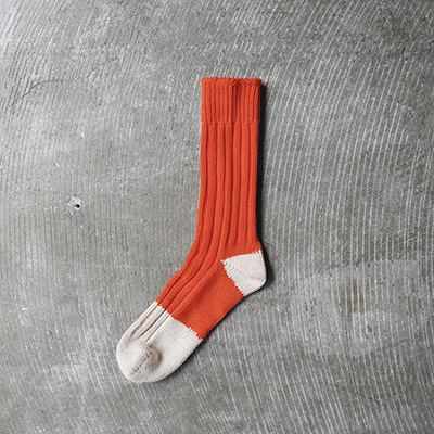 Unpaired Cotton Rib Sock