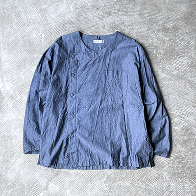 Asymmetric Pocket Work Shirt