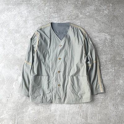 Reversible Seam Taping Collarless Jacket