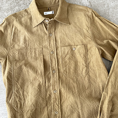 Asymmetric Pocket Work Shirt