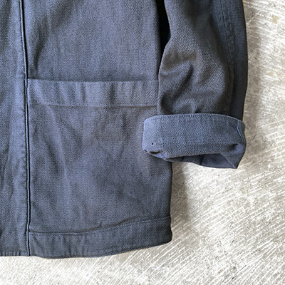 Reversible Seam Taping Collarless Jacket