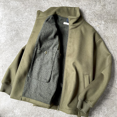 Zip Front High Neck Jacket