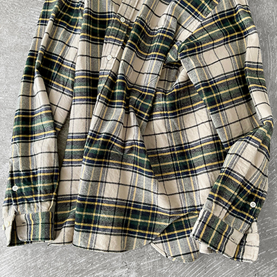Baggy Fit Band Collar Shirt
