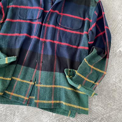 Round Flap Pocket Baggy Shirt