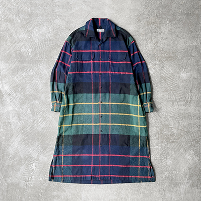 Round Flap Pocket Shirt Dress