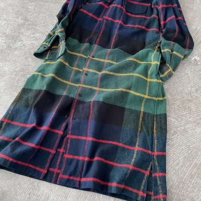 Round Flap Pocket Shirt Dress