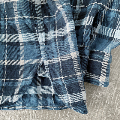 Asymmetric Pocket Work Shirt