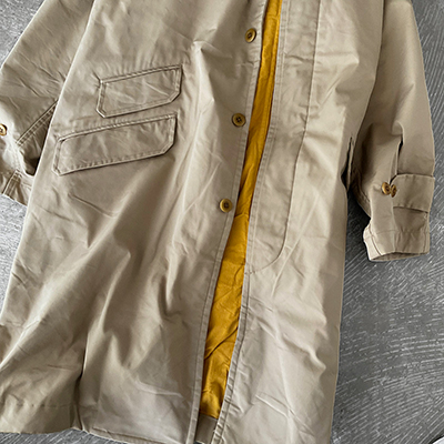 Fly Front Raglan Sleeve Coat