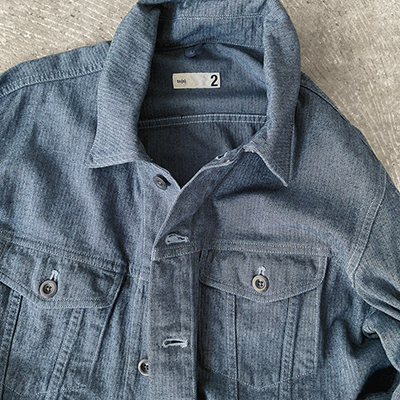 Double Flap Pocket Short Jacket