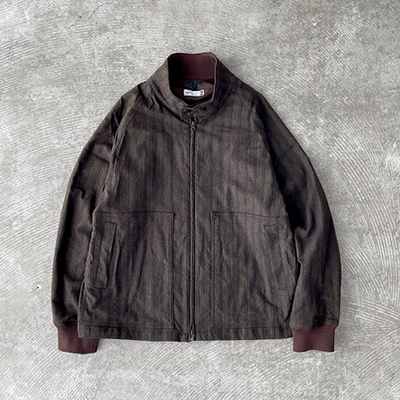 Zip Front Harrington Jacket