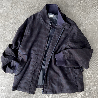 Zip Front Harrington Jacket