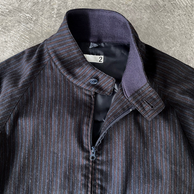 Zip Front Harrington Jacket