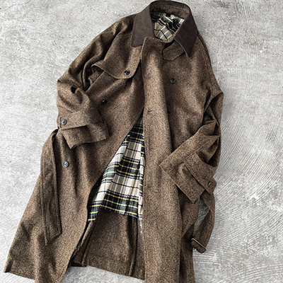 Raglan Sleeve Trench Coat