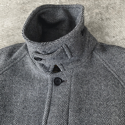 Fly Front Raglan Sleeve Coat