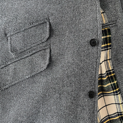 Fly Front Raglan Sleeve Coat