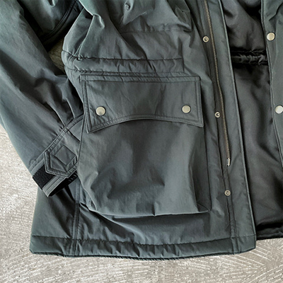 Padded 4 Patch Pocket Mountain Parka