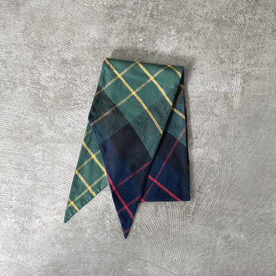Large Tartan Plaid Cotton Flannel Twill Cloth