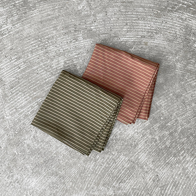 Viscose*Nylon Stripe Cloth