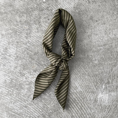 Viscose*Nylon Stripe Cloth