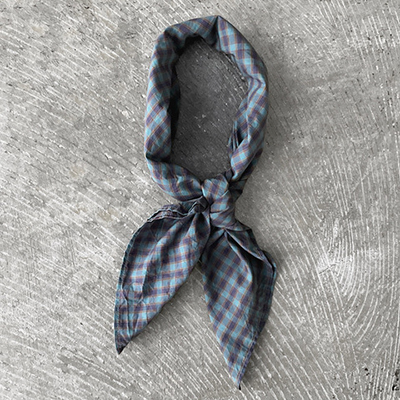 Small Plaid Organic Cotton Cloth