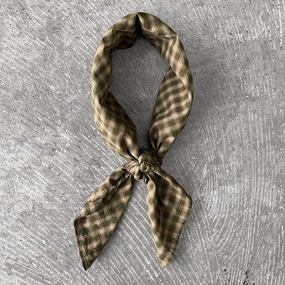 Small Plaid Organic Cotton Cloth