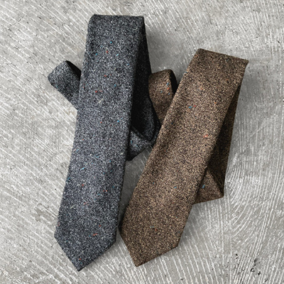 Color Neps VIrgin Wool Tweed Cloth