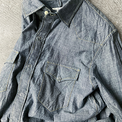 Yellow Stitch Western Shirt