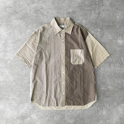 Crazy Comb. Baggy Fit Short Sleeve Shirt