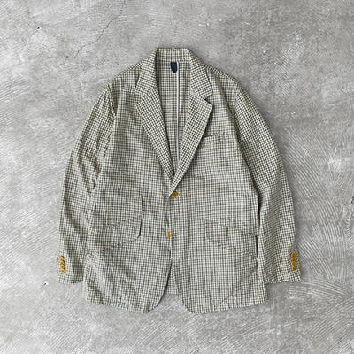 3 Slant Flap Pocket 2 Button Jacket